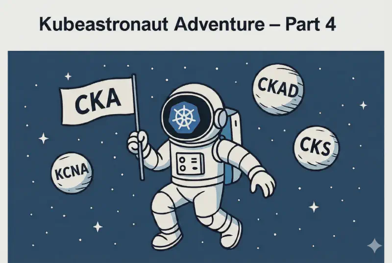 Featured image of post Kubeastronaut Adventure – Part 4: CKA & The Final Boss